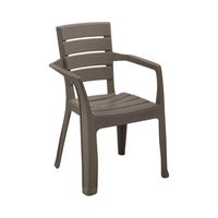 Silla de Terrraza con brazo Café Baru Rimax