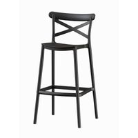 Piso Taburete Silla alta bar cocina Danessa 75cm Negra