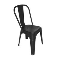 Silla Plástico Apilable Deco Aska Negra Escandinavia