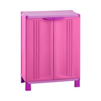 Gabinete Multiuso Plastico Rosado 66.5x39x91 Starplast Rimax
