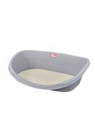 Cama De Mascota Con Cojín L Gris 80×54.5×24 Cms Coolpets