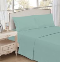 JUEGO DE SABANAS MENTA LISAS KING