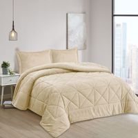 Plumon Babycord beige 2 Plazas