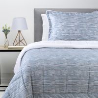 PLUMON ESTAMPADO CON SHERPA 1.5 PLAZA CELESTE