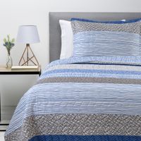 Cubrecama Ultrasonic Azul 1.5 Plaza