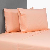 JUEGO DE SABANAS PALO ROSA LISAS KING