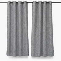SET 2 CORTINAS MERIDA GRIS