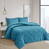 Plumon Babycord azul King