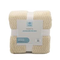 Manta Jaquard Zigzag 125 X 150 Cm