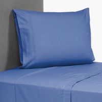 JUEGO DE SABANAS AZUL LISAS 1.5 PLAZA