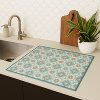 PAÑO SECAPLATO ACOLCHADO TURQUESA