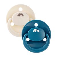 2 Chupetes Reversibles Silicona 0+ Azul/Arena Bebe Confort
