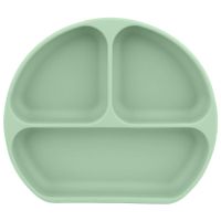 Plato Con Divisiones Verde Infanti