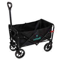 Carrito Plegable Organizador Negro Infanti