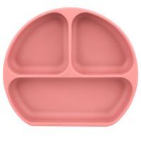 Plato Con Divisiones Rojo Infanti