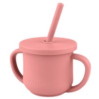 Vaso 2 en 1 Con Asas Rojo Infanti