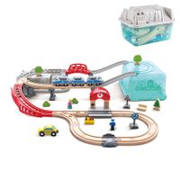 Juego De Bloques Tren De La Ciudad Hape