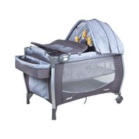 Cuna Playard Luna Grey Dots Infanti