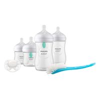 Set Mamaderas Natural 3.0 + Cepillo + Chupete Philips Avent