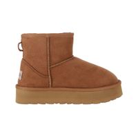 Botas Niña Blast Short Fiber Caramel Plataforma Bamers