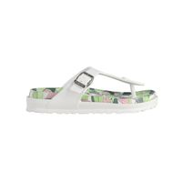 Sandalias Mujer  Bamers New Capri Vegan Blanco Print