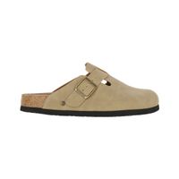 Zueco Bamers Classic Buckle Mujer Beige