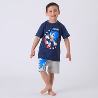 Conjunto Niño Azul Estrellas Sonic