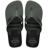Sandalia Hombre City Basic Verde Oliva Negro Havaianas