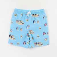 Short Niño Celeste Full Print Bluey & Friends Bluey