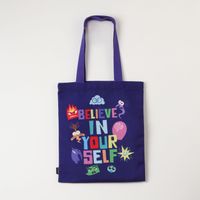 Totebag Niño Azul Personajes Color Pixar Disney