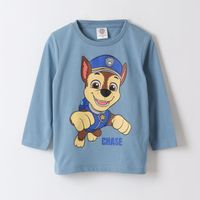 Polera Manga Larga Niño Chase Azul Paw Patrol