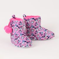 Pantufla Bota Niña Minnie & Daisy Faces Rosado Disney