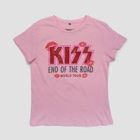 Polera Mujer End Off The Road Kiss Rosado