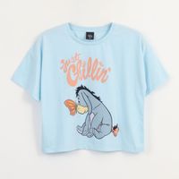Polera Manga Corta Teen Denim Mesa Winnie the Pooh Disney