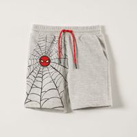 Short Niño Telaraña Spiderman Gris Marvel