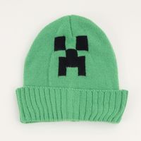 Gorro Niño Creeper Verde Minecraft