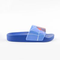 Sandalia Slide Niño Telaraña Spiderman Azul Marvel