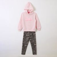 Conjunto Niña Logo Barbie Rosado Barbie