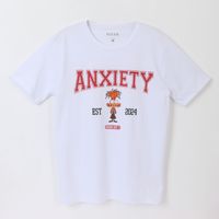 Polera Manga Corta Adulto Blanco Ansiedad Pixar Disney