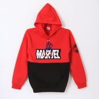 Polerón Niño Hoodie Spiderman Logo Rojo Marvel