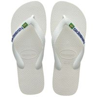 Sandalia Mujer Brasil Logo Blanco Havaianas