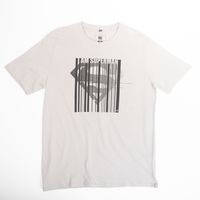 Polera Hombre  Dc Comics Superman Barra Gris