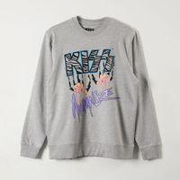 Poleron Cerrado Mujer Logo Gris Kiss