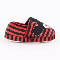 Pantufla Niño Rayas Mickey Mouse Rojo Disney