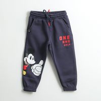 Pantalón de Buzo Niño Print Mickey Mouse Azul Marino Disney