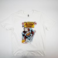 Polera Hombre Superman Old Power Blanco DC Comics