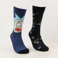 Bipack Calcetín Hombre Azul Rick and Morty