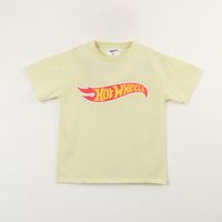 Polera Manga Corta Niño Amarillo Logo Hot Wheels