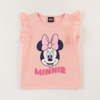 Polera Sin Manga Niña Damasco Minnie Mouse Disney