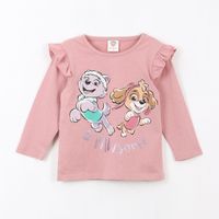 Polera Manga Larga Niña Vuelos Friends Rosado Paw Patrol